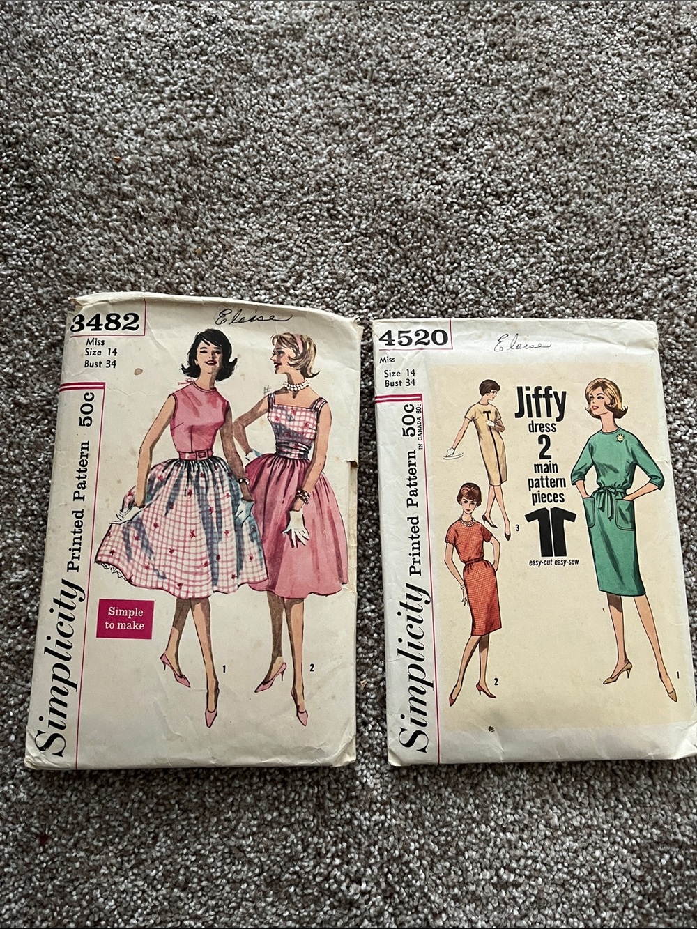 Simplicity Dress Sewing Patterns Blouse Skirt and Cummerbund